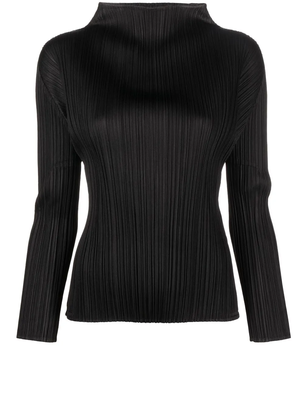 PLEATS PLEASE ISSEY MIYAKE 百褶高领上衣