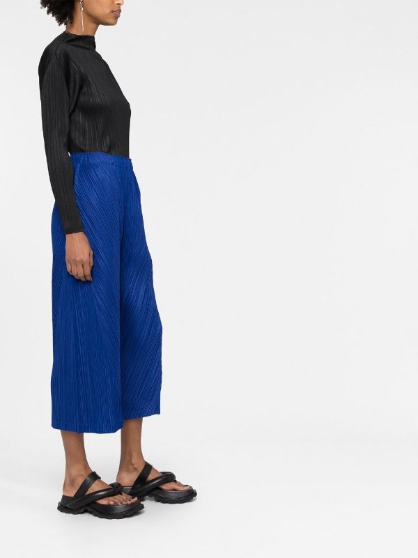 Pleats Please Issey Miyake high-neck Pleated Top - Farfetch