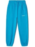 Off-White Kids Monster logo-print track pants - Blue