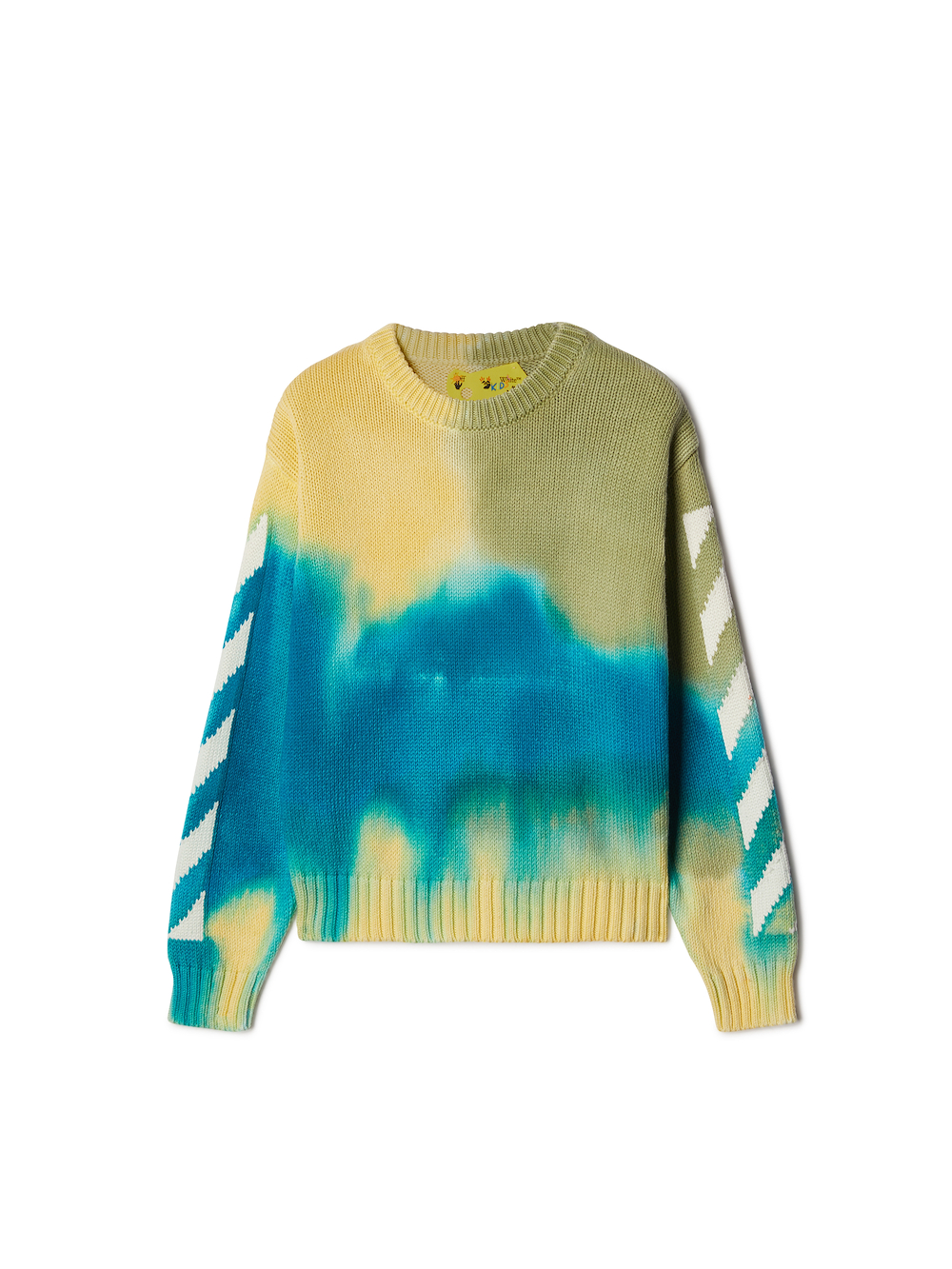 off---white.com | Tie Dye Knit Crewneck