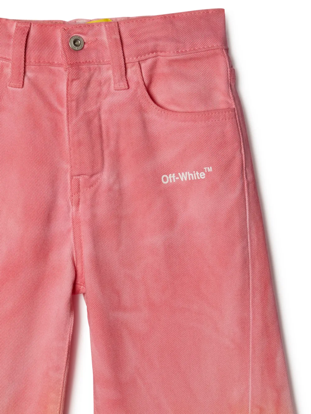 Helvetica Faded Wide Leg Pants OffWhite™ Official Site