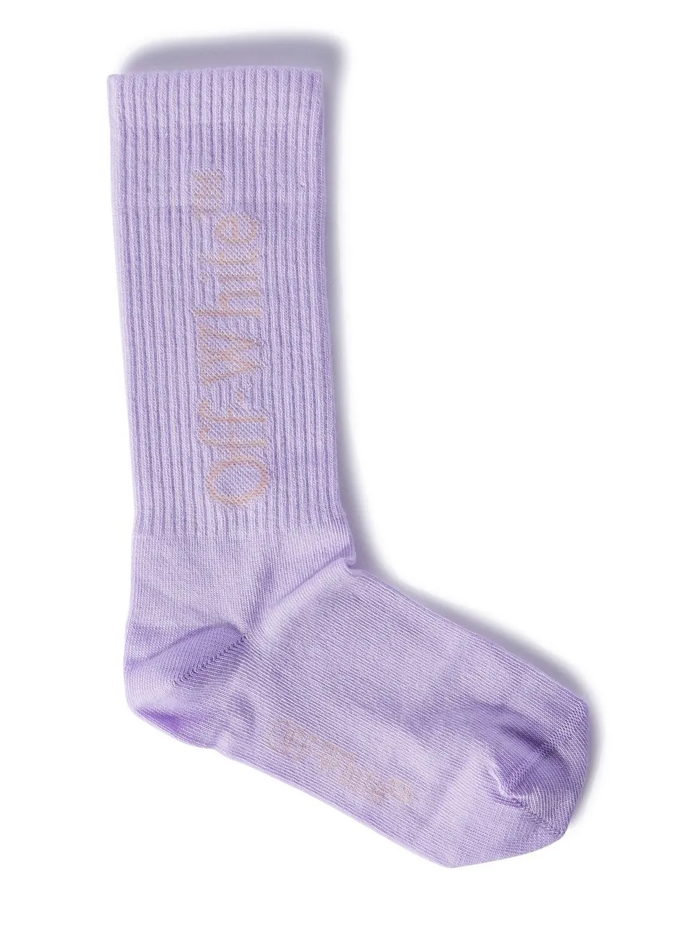 

Off-White Kids calcetines con logo estampado - Morado