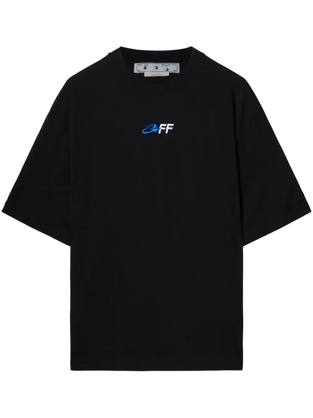 OFF-WHITE◇All Over Logo Print Tee/21ss/SIZE:S/ブラック 