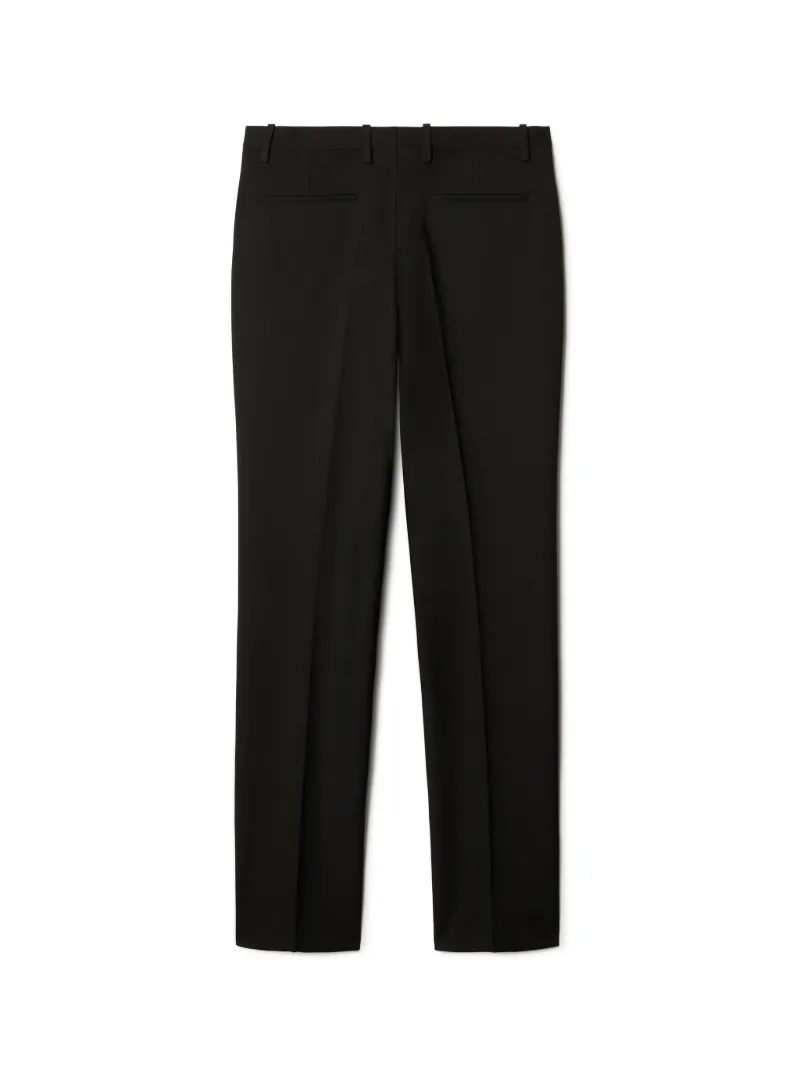 Pantaloni slim con dettaglio a graffetta