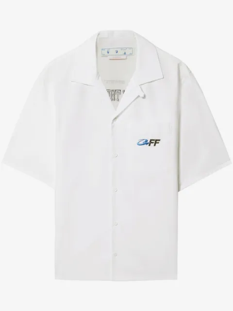 Off-White Exact Opp-print short-sleeved shirt
