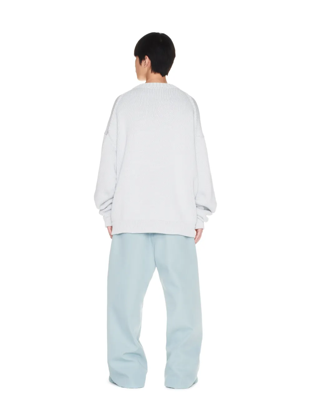 Multipockets Knit Crewneck