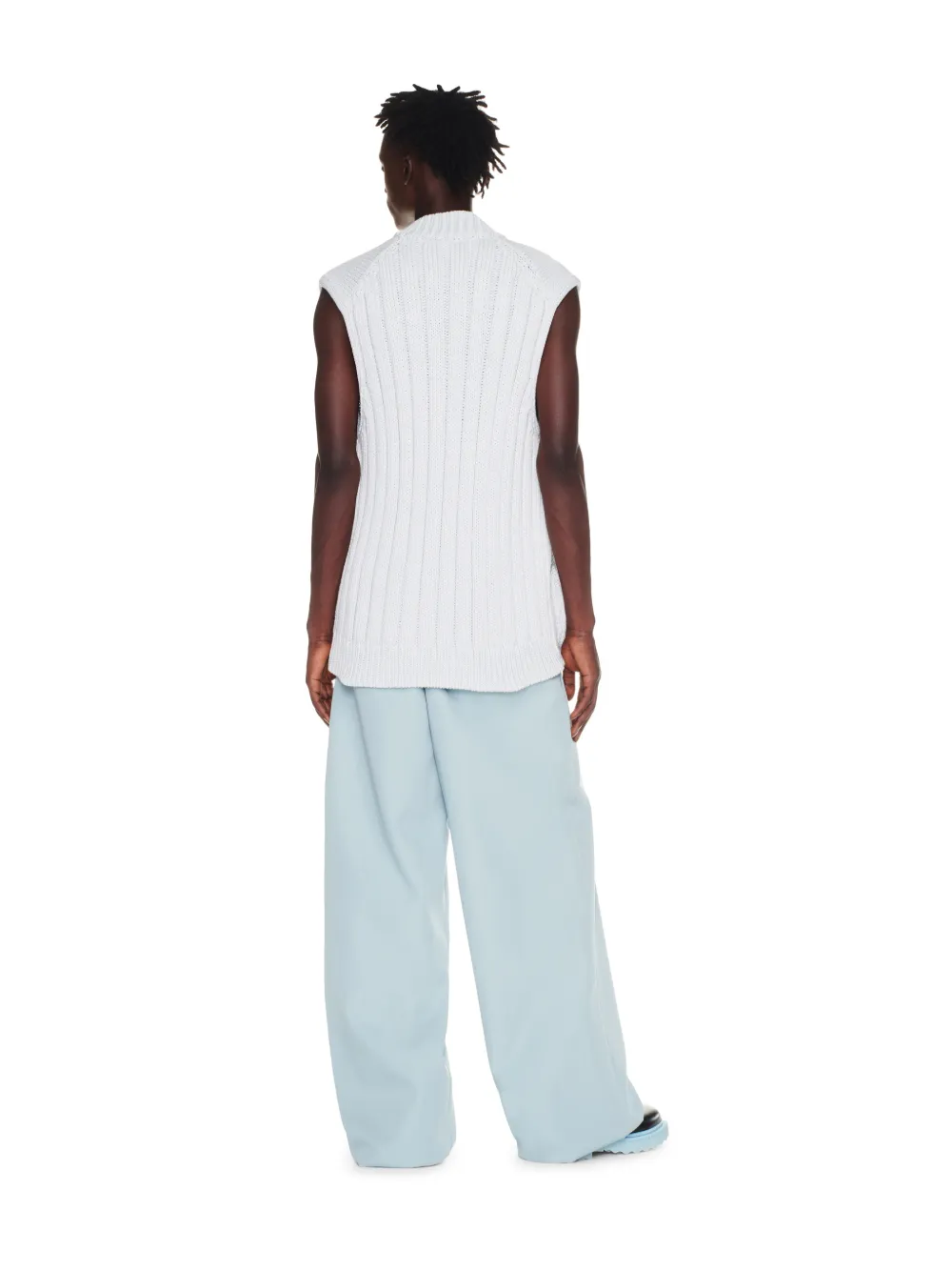 Multipockets Knit Gilet