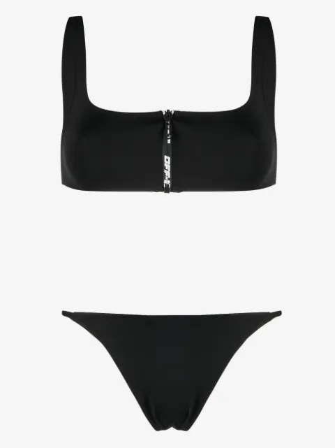 Off-White bikini con logo estampado