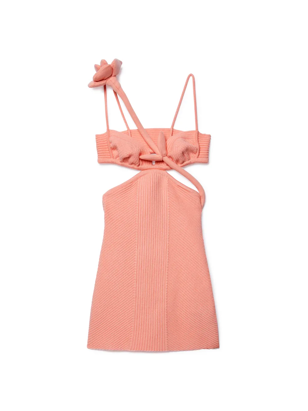 Peony Cut Out Rib Mini Dress