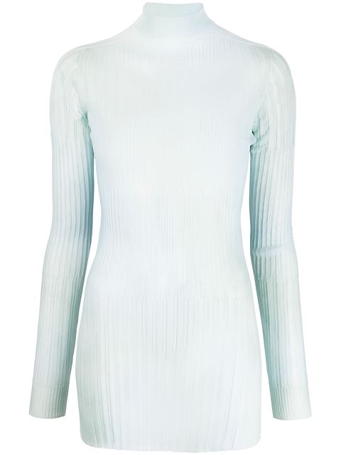 Off-White tie-dye sheer minidress