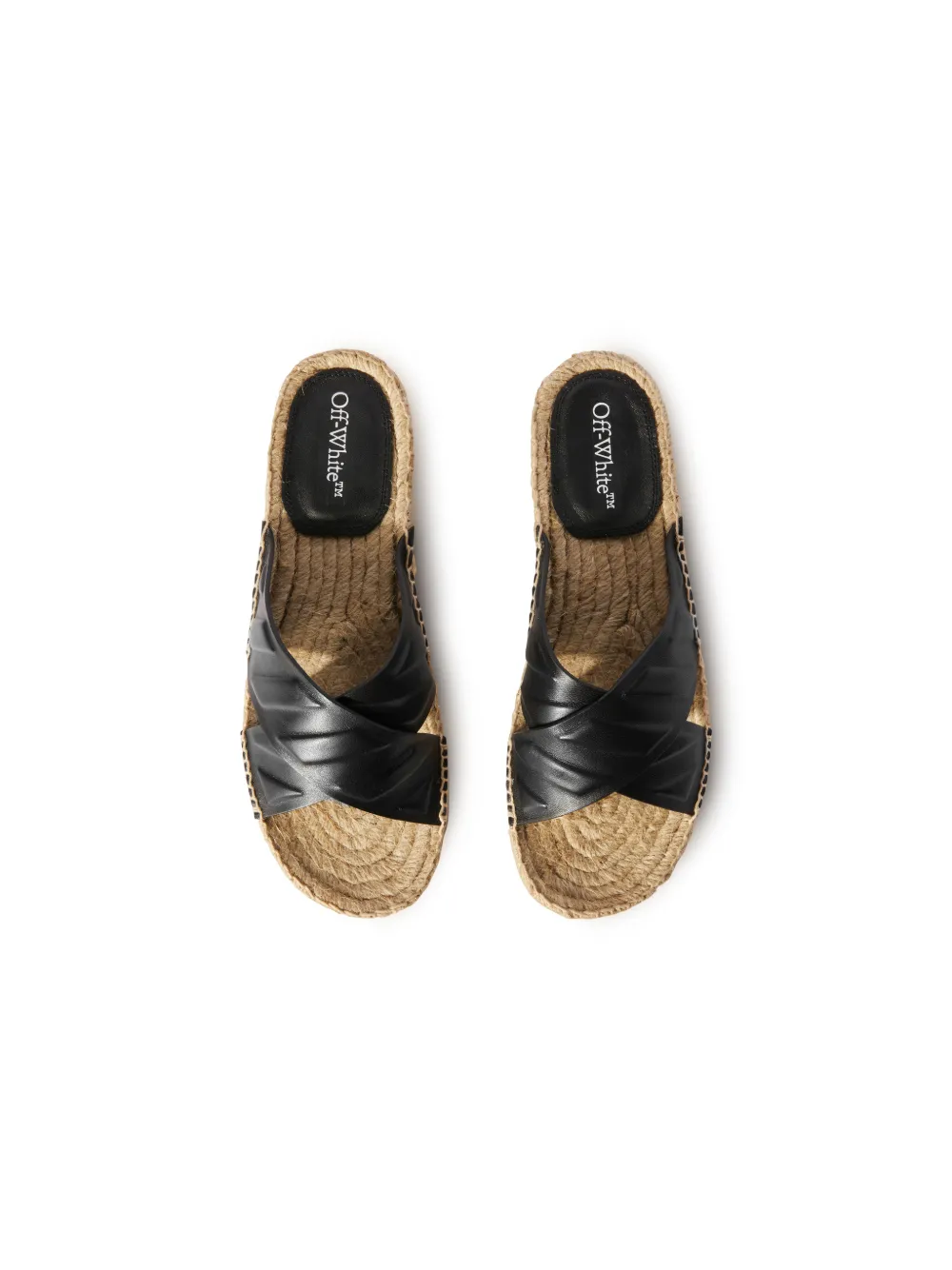 Slides in pelle con diagonali