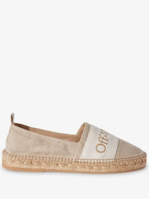 Off-White Bookish canvas espadrilles