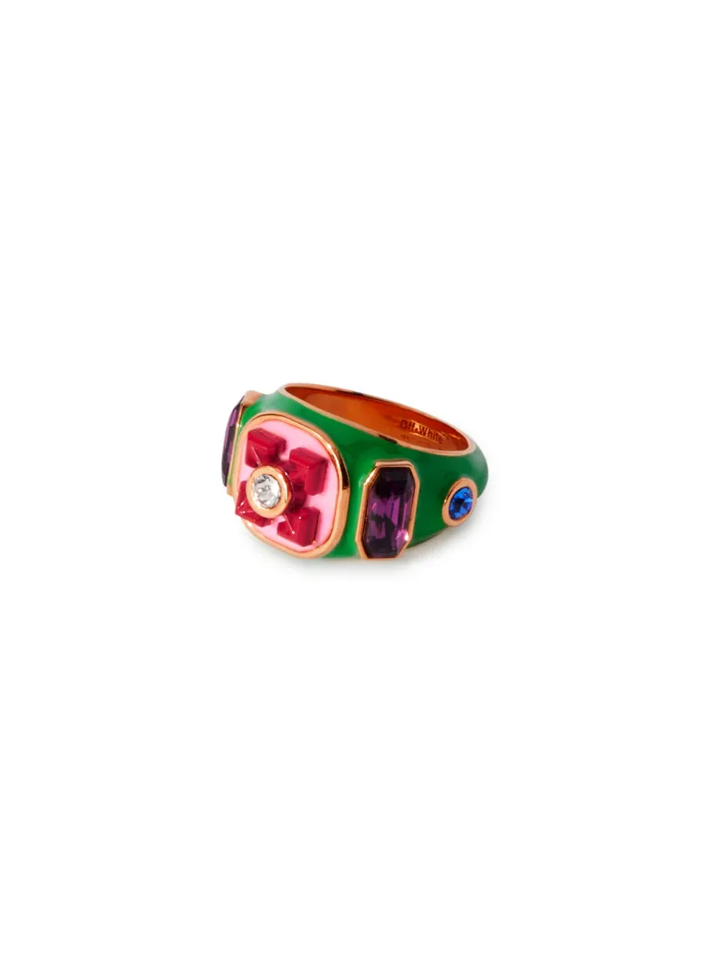 Enamel Arrow Ring