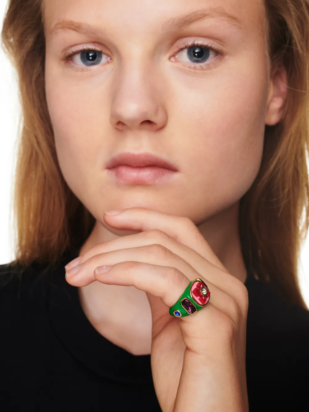 Anello smaltato Arrow
