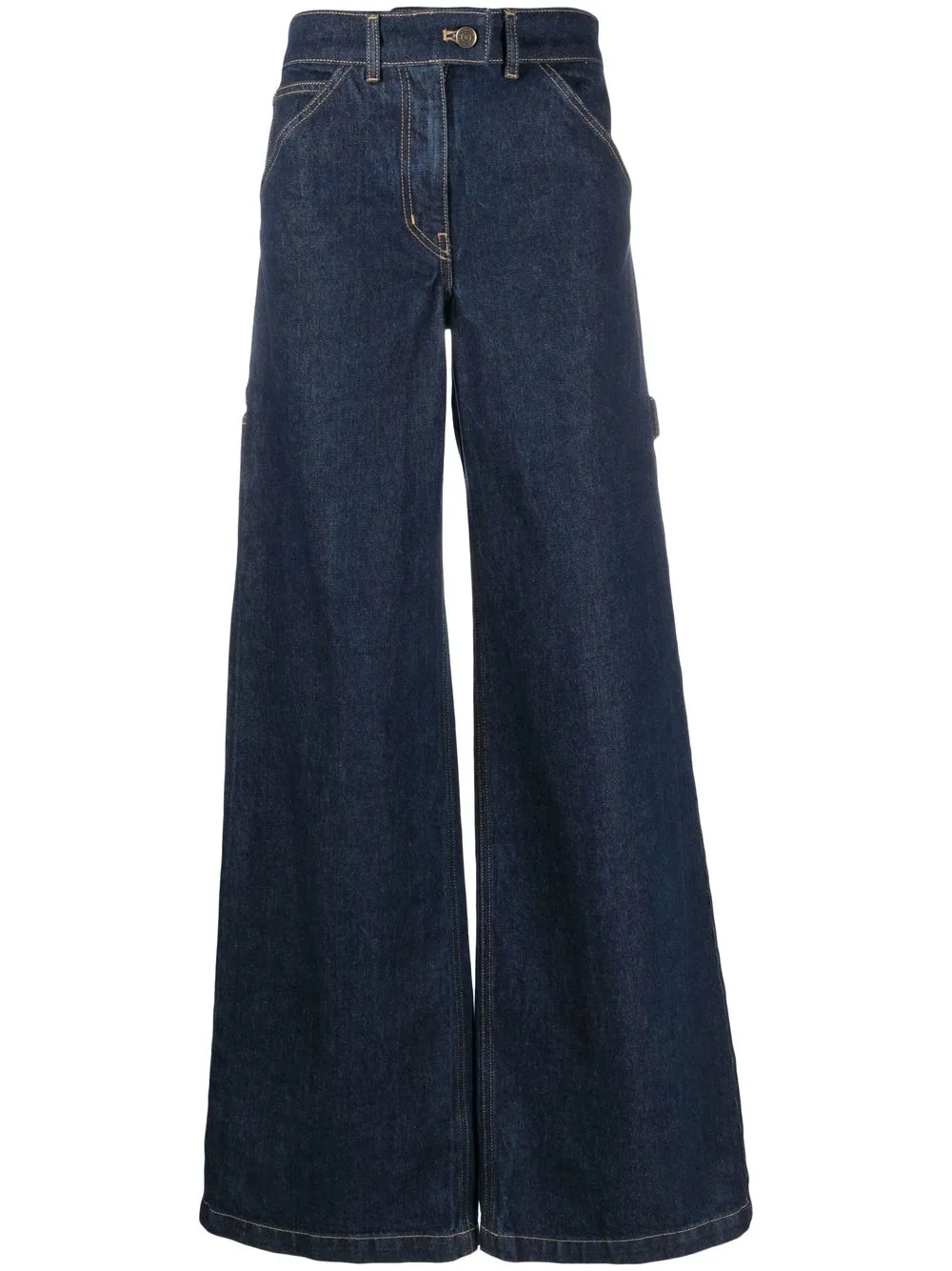 

Courrèges Baggy raw denim jeans - Blue