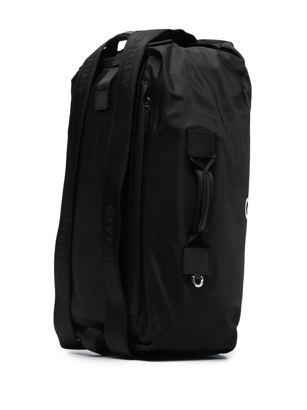 Shop Givenchy G-zip Logo-print Backpack In Black