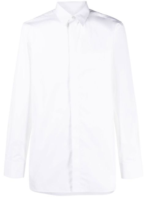 Givenchy 4G-embroidered cotton shirt Men