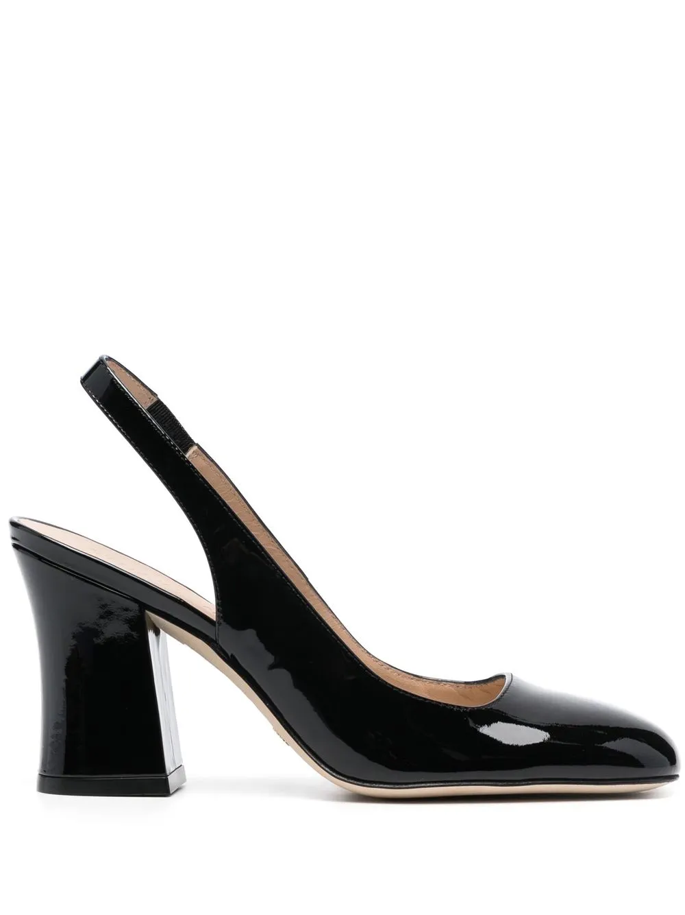 

Stuart Weitzman Curveblock 85mm slingback pumps - Black