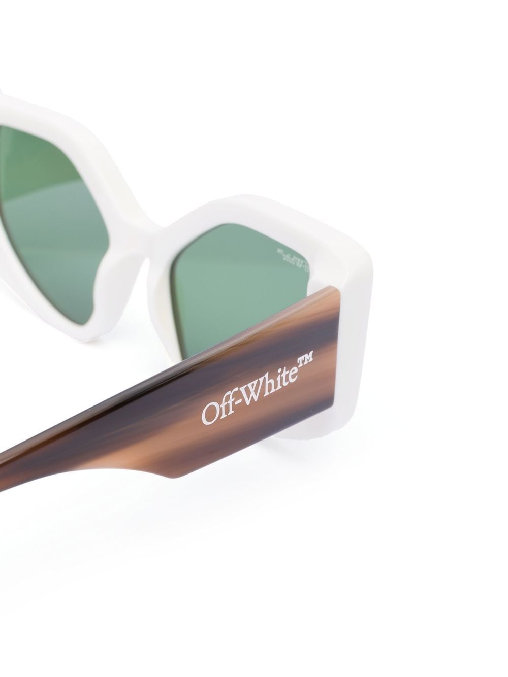Shop Off-white Denver Logo-print Sunglasses In Weiss