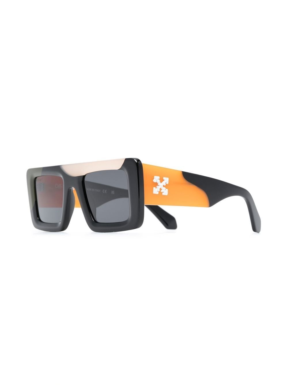 Shop Off-white Seattle Rectangle-frame Sunglasses In Black
