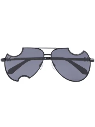 Off-White Dallas cut-out Sunglasses - Farfetch