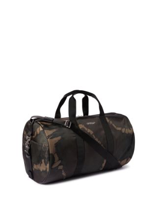 Camouflage - Leather Duffel - Travel Bag