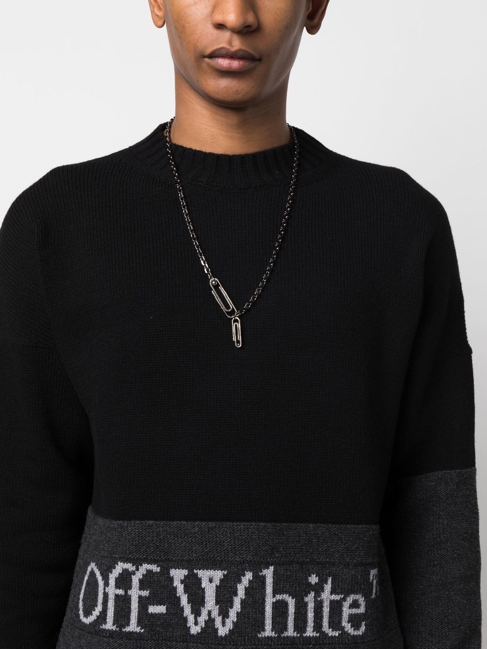 Off-White XL Paperclip Necklace - Farfetch