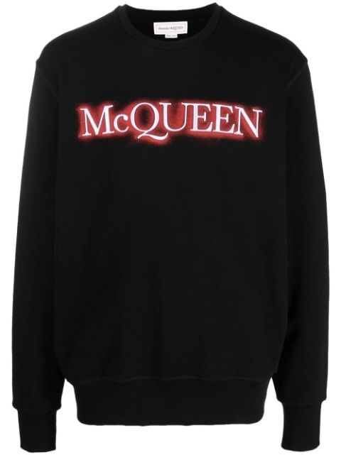 Alexander McQueen سويت شيرت بطبعة شعار الماركة