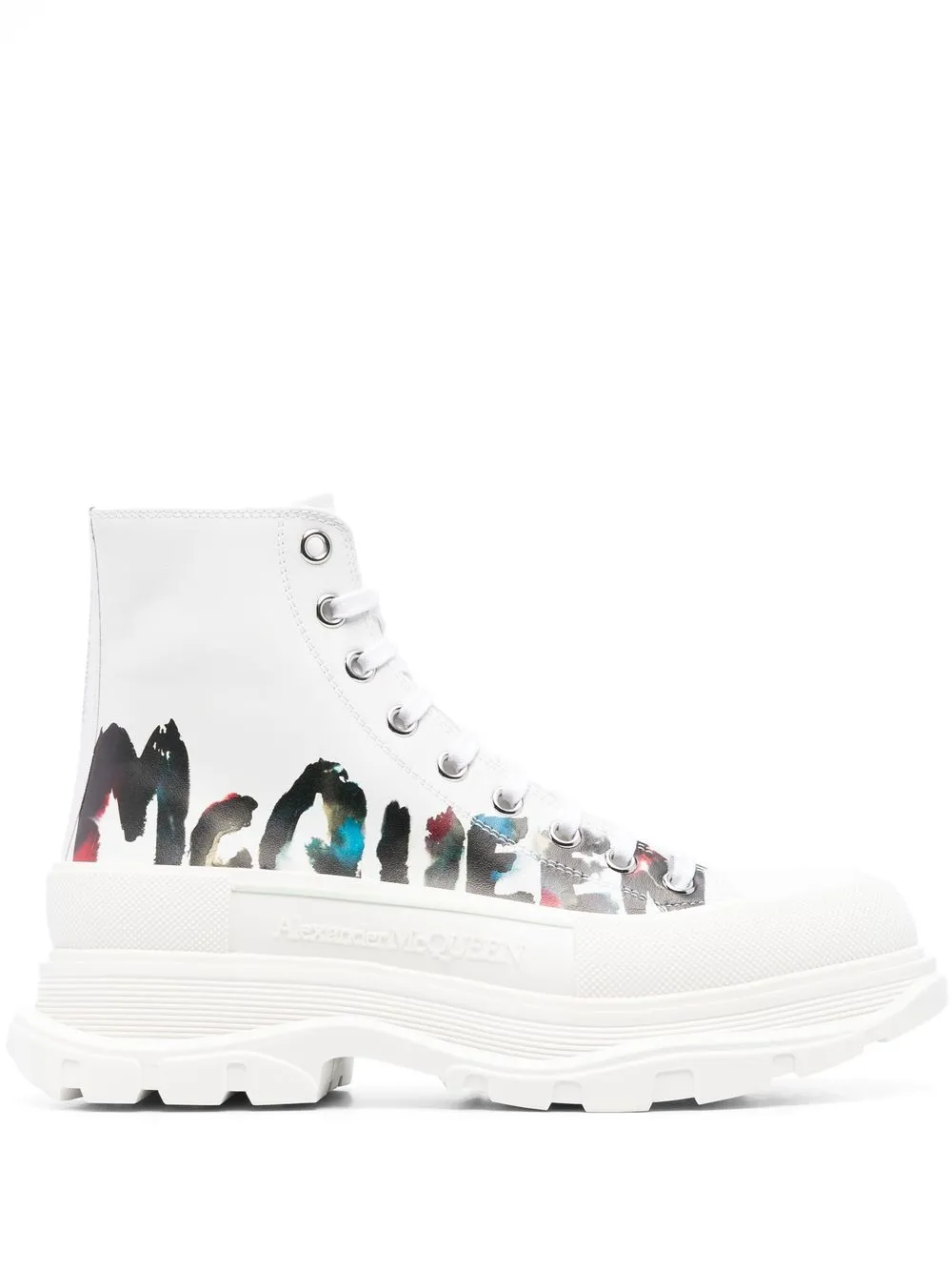 

Alexander McQueen Tread Slick high-top sneakers - White
