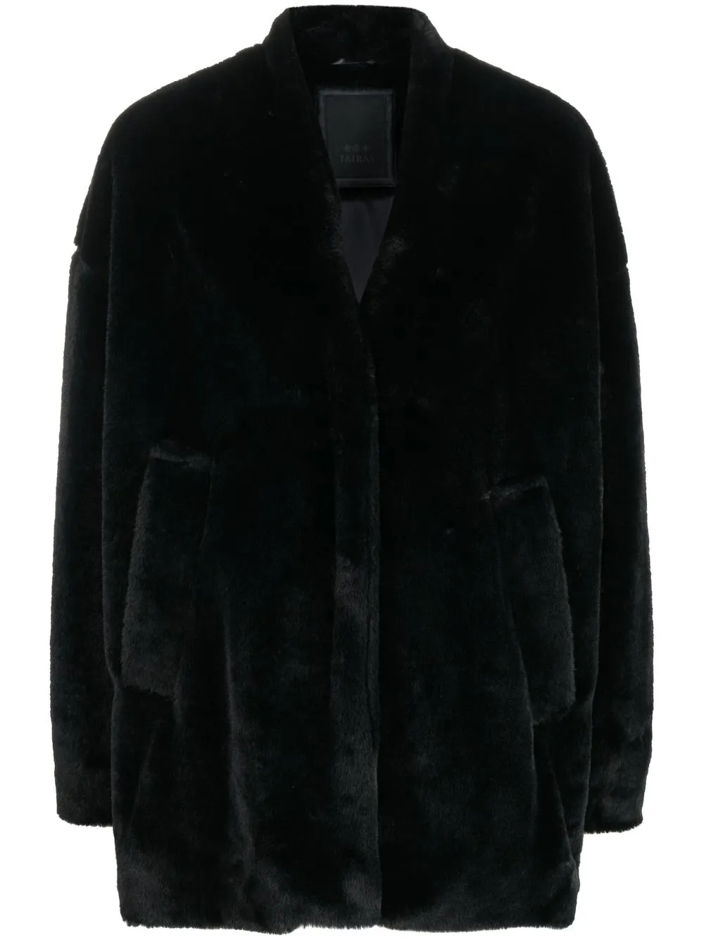 

Tatras faux-fur single-breasted jacket - Black