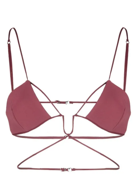 Nensi Dojaka cut-out triangle bra