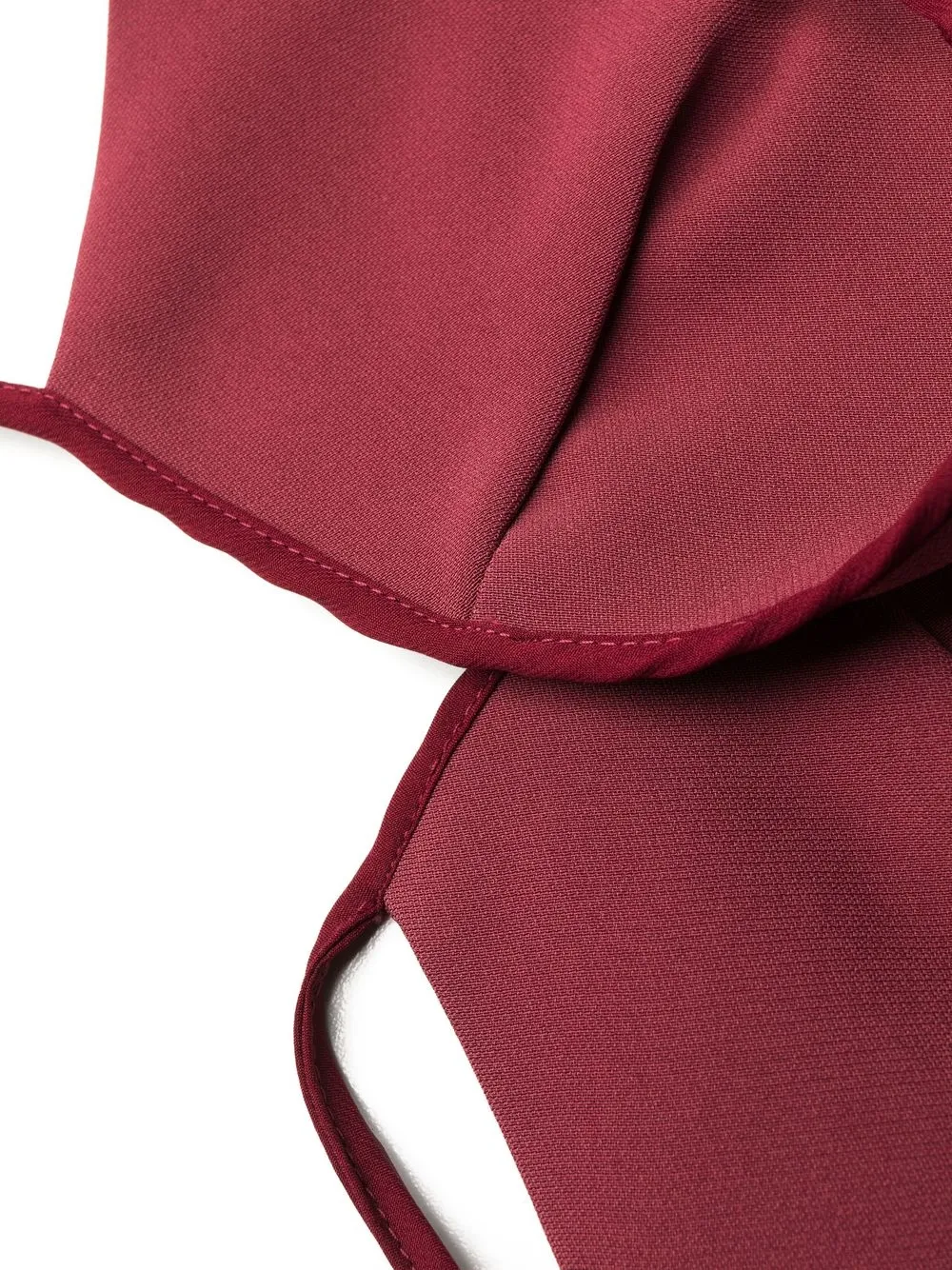  Nensi Dojaka Cut-out Triangle Bra - Red 