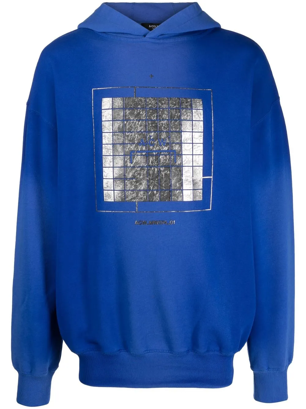 

A-COLD-WALL* hoodie con estampado gráfico del logo - Azul