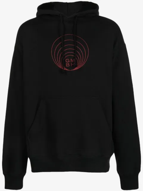 GmbH embroidered-logo detail hoodie