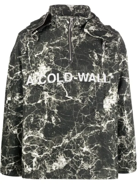 A-COLD-WALL* marble-print pullover jacket 