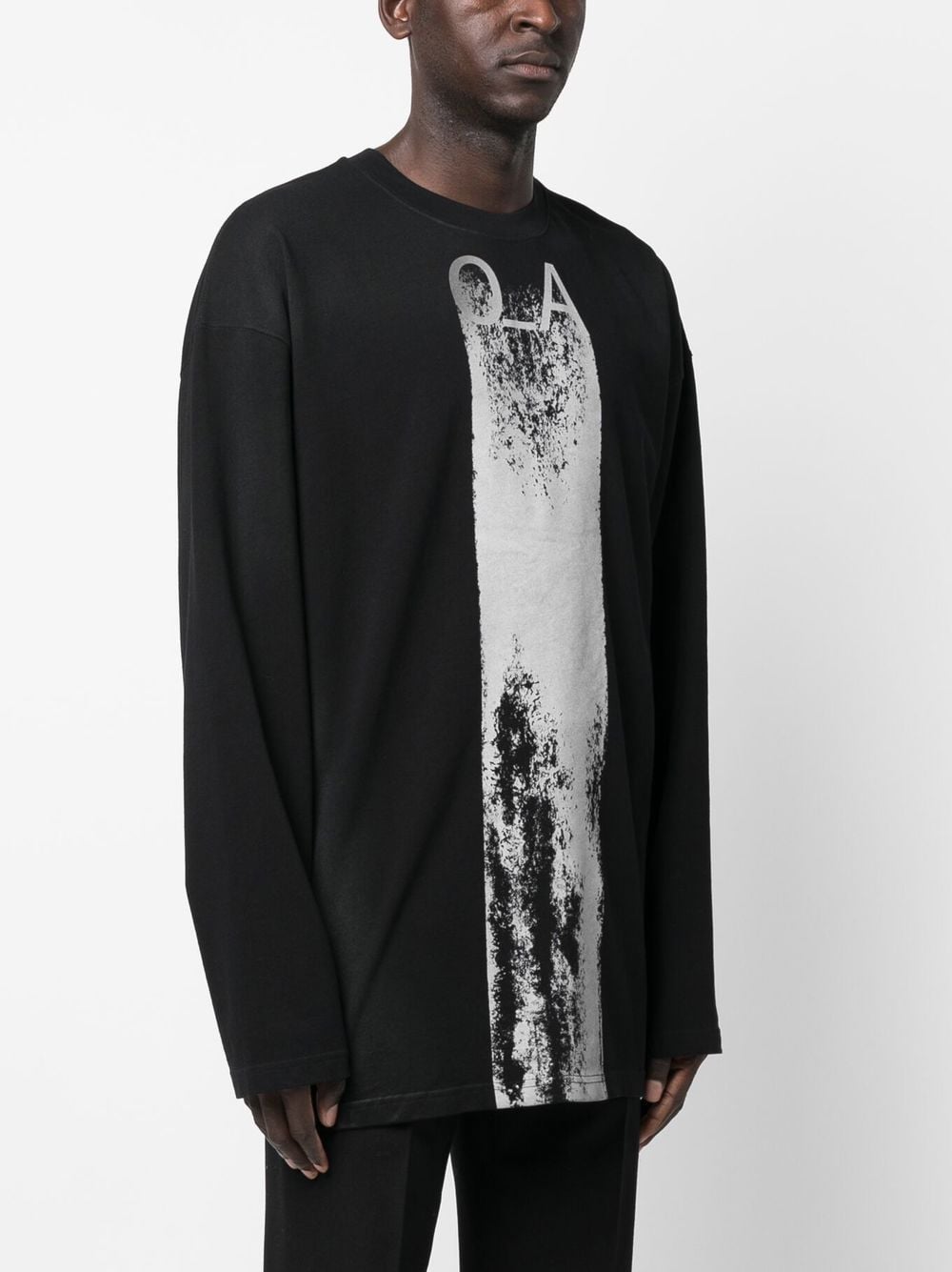Shop A-cold-wall* Plaster Long-sleeved T-shirt In Black