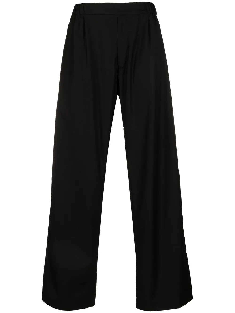 

GmbH Sigrid merino wool-blend trousers - Black