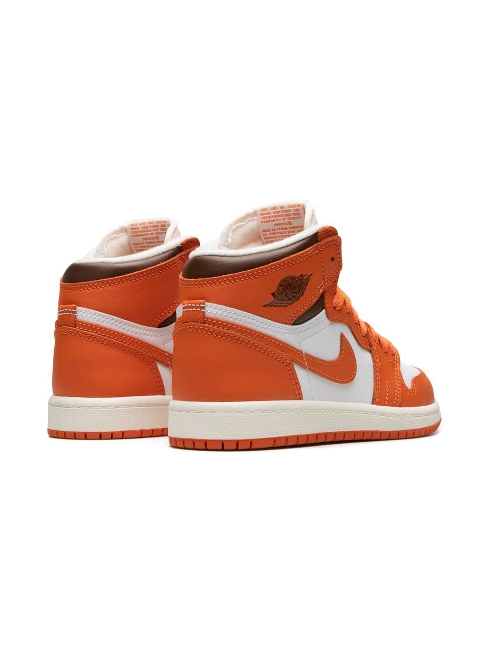 Shop Jordan 1 Retro High Og "starfish" Sneakers In Orange