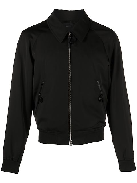 TOM FORD Lederjacke mit Reißverschluss