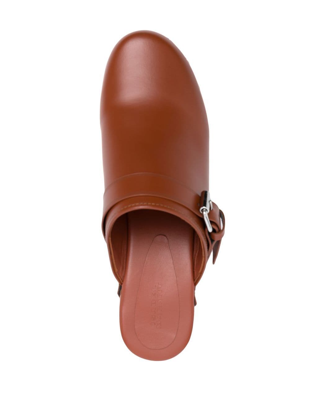 Shop Isabel Marant Titya Leather Clogs In Brown