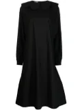 Raf Simons rounded-collar midi dress - Black