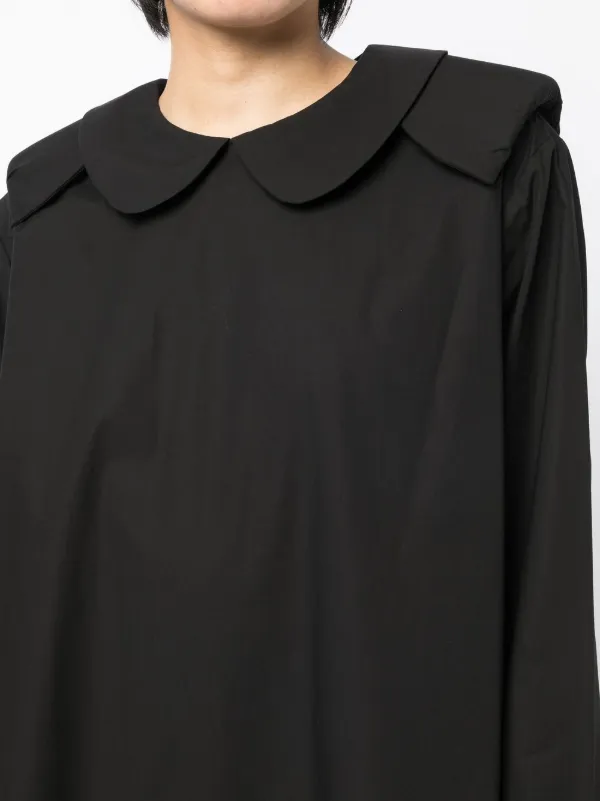 Raf Simons Robe mi longue a Col Rond Noir FARFETCH TN