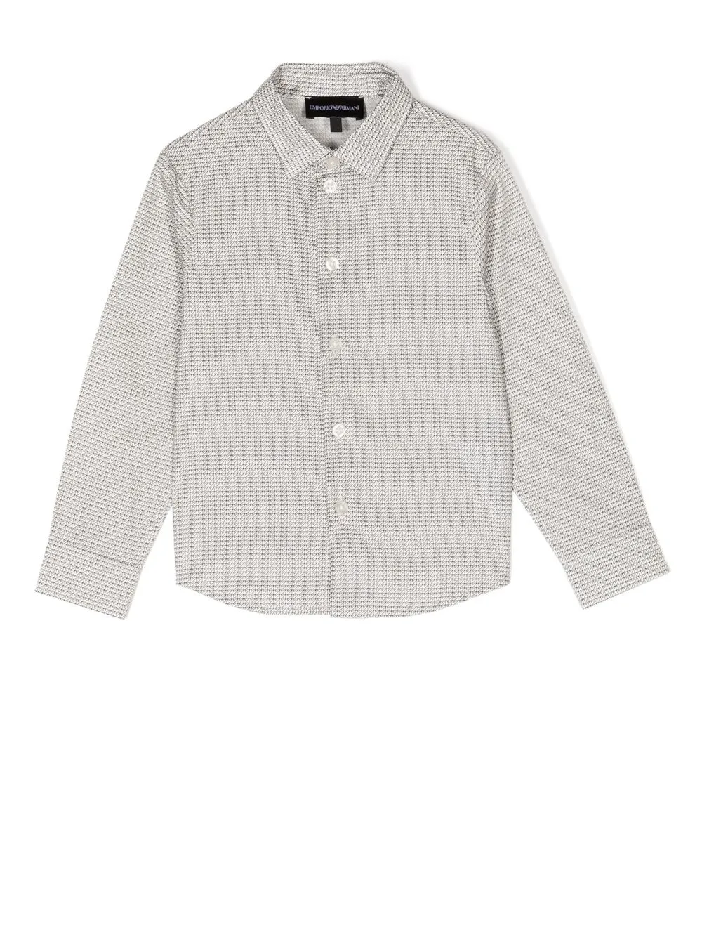 

Emporio Armani Kids lyocel-cotton blend shirt - White