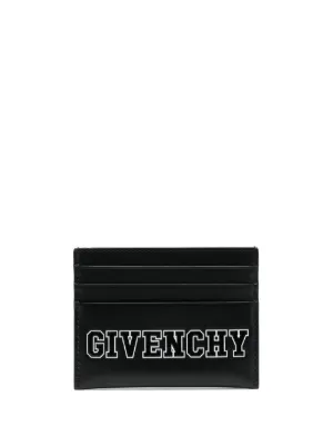 Givenchy sold Wallet Signature Navy Blue Bifold 5x4 Medium Card Holder Logo Unisex