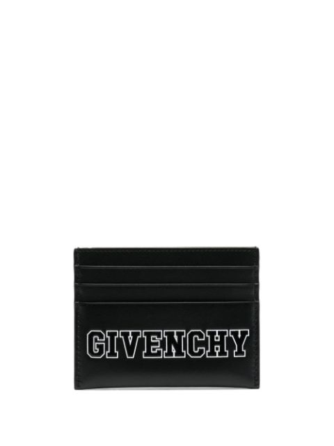 Givenchy logo-print leather cardholder