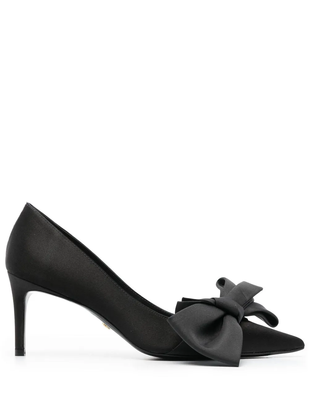 

Stuart Weitzman Loveknot 75mm leather pumps - Black