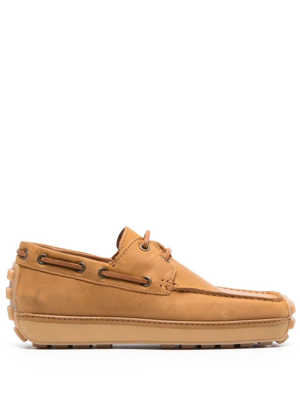 

Tommy Jeans suede lace-up loafers - Brown