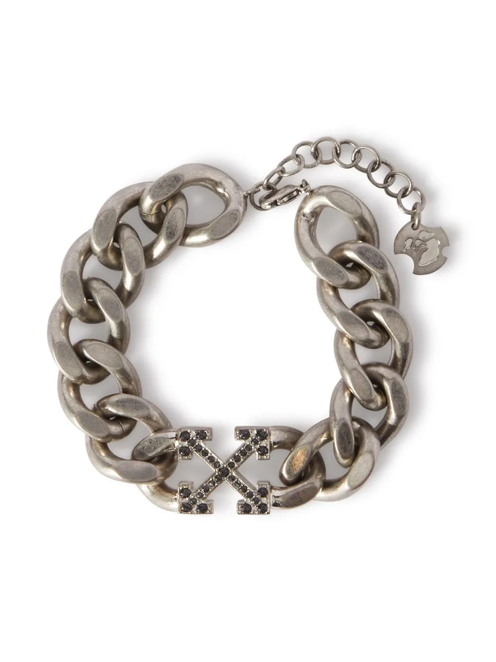 

Off-White arrows crystal-embellished chain bracelet - Silver