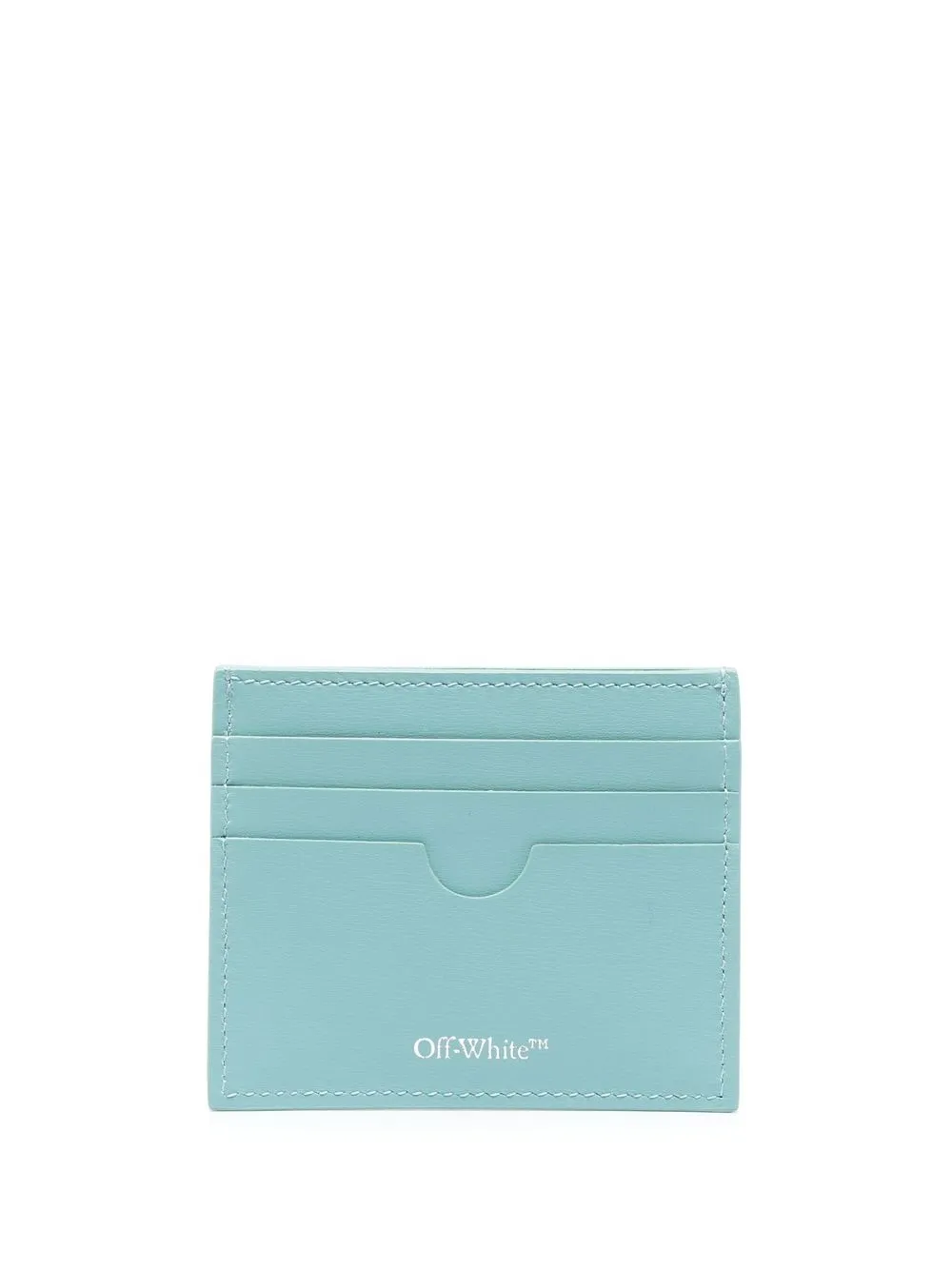 Off-White Pasjeshouder met logoplakkaat - Blauw