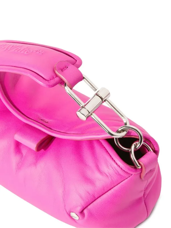 Pink off white discount purse